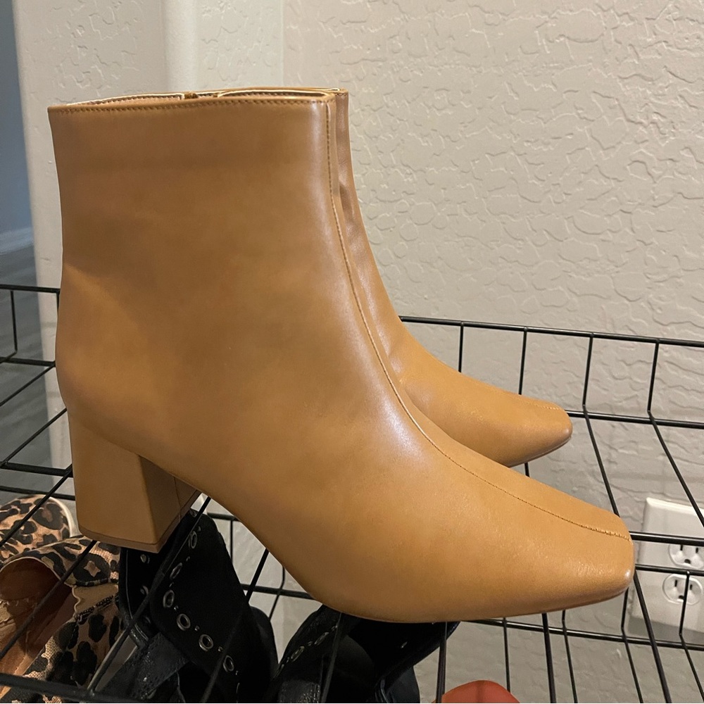 Tan Booties